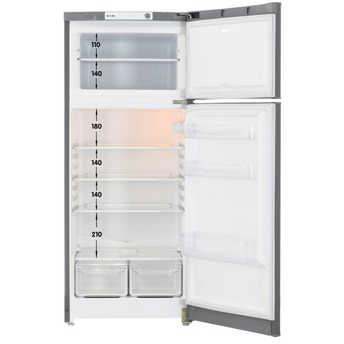 Купить Холодильник с морозильником   Indesit TIA 14 G серебристый  9183662. Характеристики, отзывы и цены в Донецке