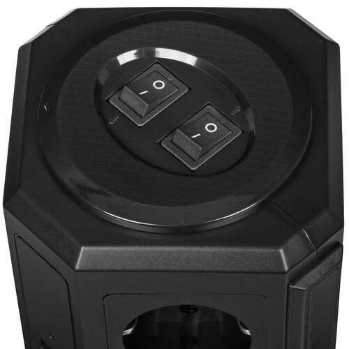 Купить Сетевой фильтр Ritmix RM-2123C Black черный  5459863. Характеристики, отзывы и цены в Донецке