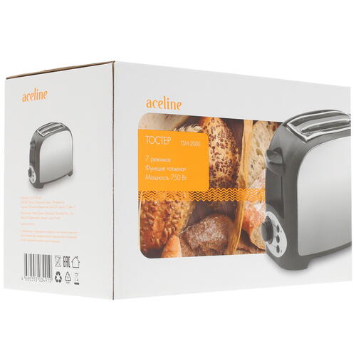 Купить Тостер Aceline TSM-2000 черный  1304830. Характеристики, отзывы и цены в Донецке