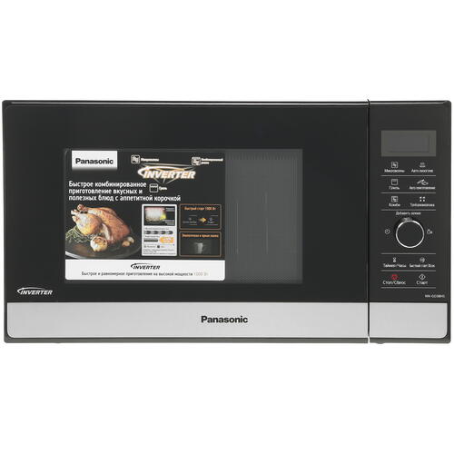 Купить Микроволновая печь Panasonic NN-GD38HSZPE черный  8140140. Характеристики, отзывы и цены в Донецке