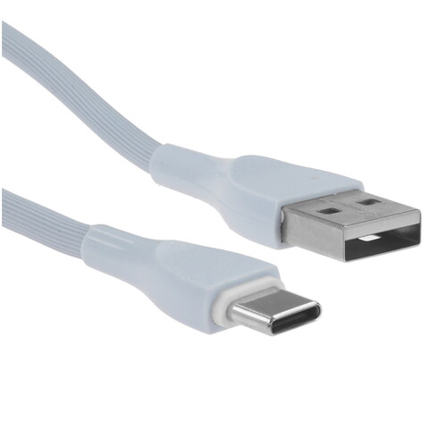 Купить Кабель круглый Perfeo USB Type-C - USB 2.0 Type-A голубой 1 м  9173173. Характеристики, отзывы и цены в Донецке