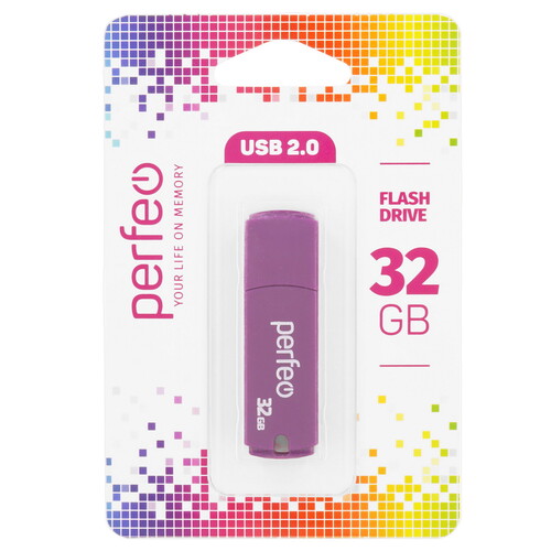 Купить Память USB Flash 32 ГБ Perfeo C05 [PF-C05P032]  9209310. Характеристики, отзывы и цены в Донецке