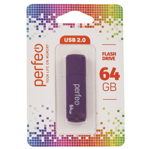 Купить Память USB Flash 64 ГБ Perfeo C05 [PF-C05P064]  9209072. Характеристики, отзывы и цены в Донецке