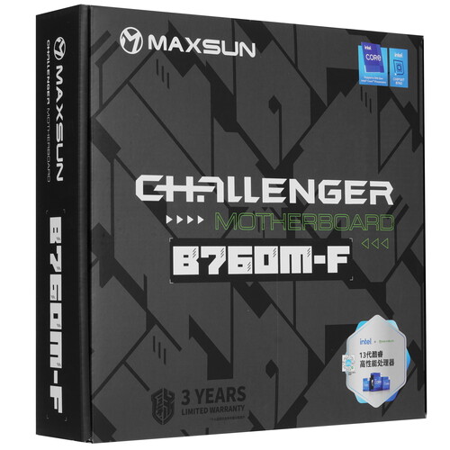 Купить Материнская плата MAXSUN Challenger B760M-F  5615300. Характеристики, отзывы и цены в Донецке
