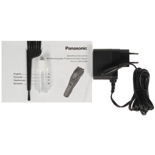 Купить Машинка для стрижки Panasonic ER-GP80-K черный  8151346. Характеристики, отзывы и цены в Донецке