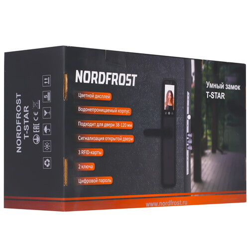 Купить Умный дверной замок NORDFROST T-STAR  9299094. Характеристики, отзывы и цены в Донецке