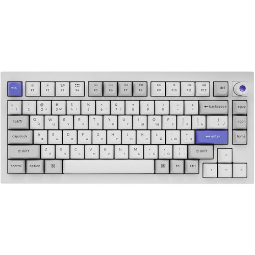 Купить Клавиатура проводная + беспроводная Keychron Q1 HE  9307530. Характеристики, отзывы и цены в Донецке