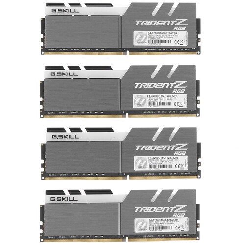 Купить Оперативная память G.Skill Trident Z RGB [F4-3200C16Q-128GTZR] 128 ГБ  4726002. Характеристики, отзывы и цены в Донецке