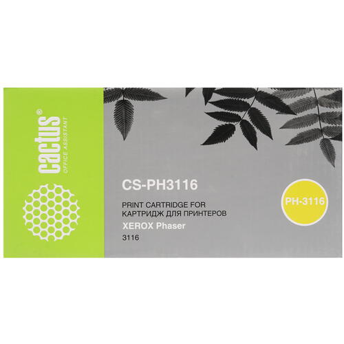 Купить Картридж лазерный Cactus CS-PH3116 черный, с чипом  7964666. Характеристики, отзывы и цены в Донецке