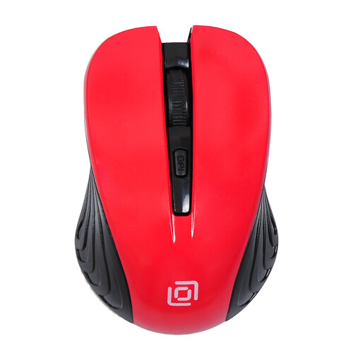 Купить Мышь беспроводная Oklick 545MW [368631] красный  4787966. Характеристики, отзывы и цены в Донецке