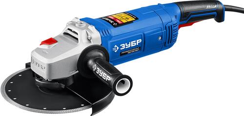 Купить Углошлифовальная машина (УШМ) Зубр УШМ-П230-2600 П  5451696. Характеристики, отзывы и цены в Донецке