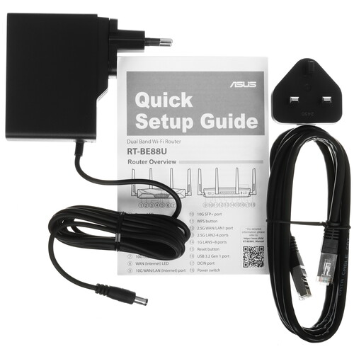Купить Wi-Fi роутер ASUS RT-BE88U  5614884. Характеристики, отзывы и цены в Донецке