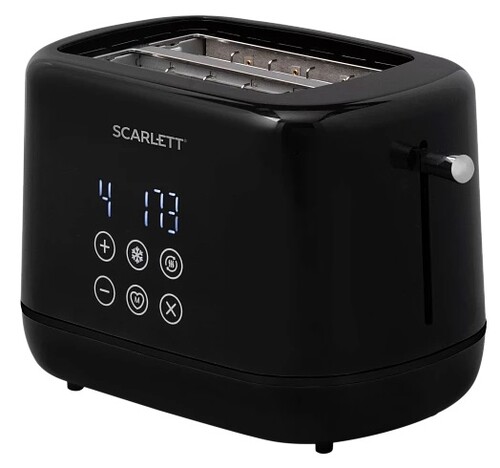 Купить Тостер SCARLETT SC-TM11069 черный  9240125. Характеристики, отзывы и цены в Донецке