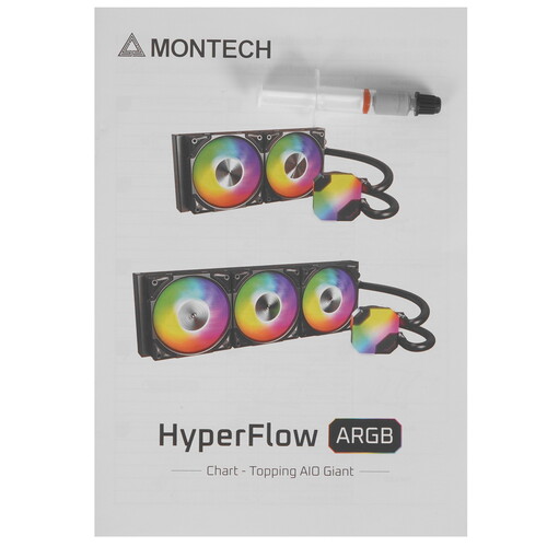 Купить Система охлаждения Montech HyperFlow 360 ARGB  белая  5464325. Характеристики, отзывы и цены в Донецке