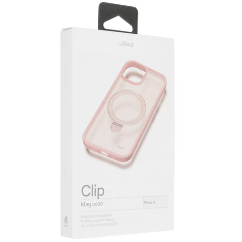 Купить Накладка  uBear Clip Mag Case для Apple iPhone 15 розовый  5460618. Характеристики, отзывы и цены в Донецке
