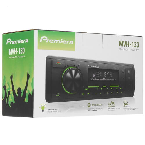 Купить Автопроигрыватель Premiera MVH-130  5454434. Характеристики, отзывы и цены в Донецке
