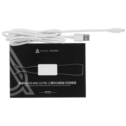 Купить Клавиатура  проводная + беспроводная AJAZZ AK820 MAX Ultra  9284003. Характеристики, отзывы и цены в Донецке