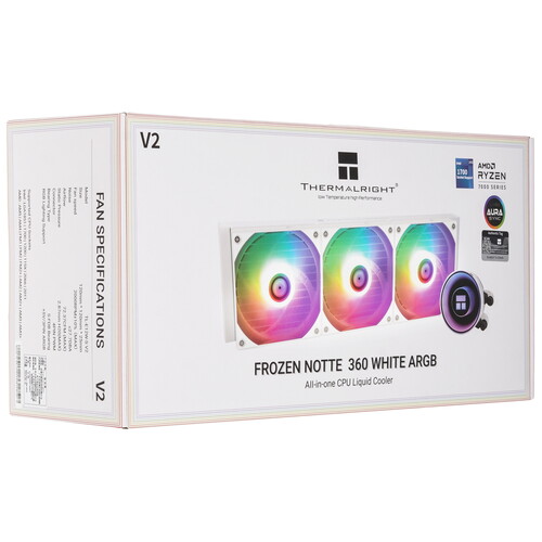 Купить Система охлаждения Thermalright Frozen Notte 360 ARGB V2  белая  5615697. Характеристики, отзывы и цены в Донецке