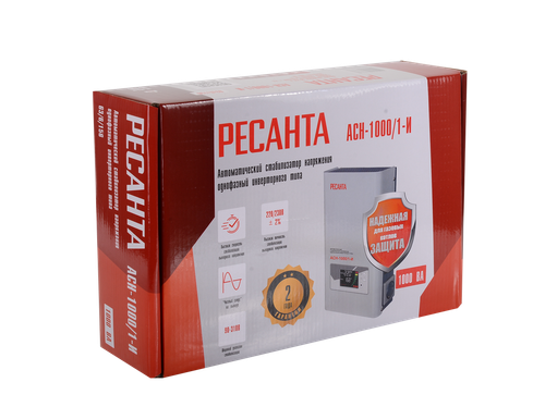 Купить Стабилизатор напряжения Ресанта АСН-1000/1-И  9351361. Характеристики, отзывы и цены в Донецке