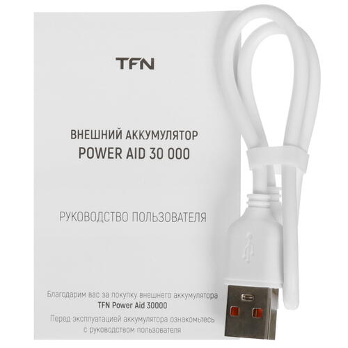 Купить Портативный аккумулятор TFN PowerAid PD белый  5465309. Характеристики, отзывы и цены в Донецке