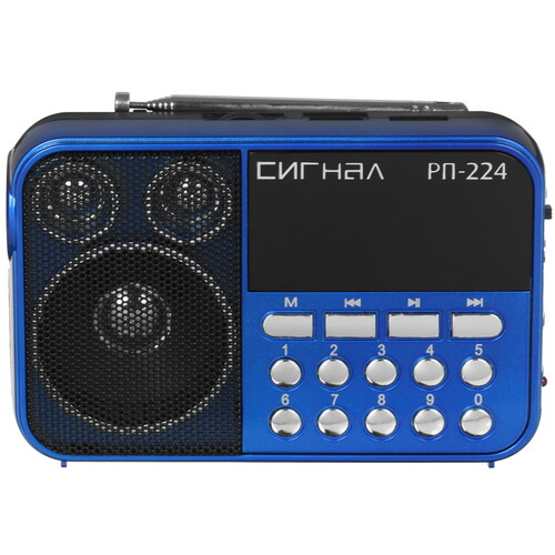 Купить Радиоприемник Сигнал РП-224 синий  1170069. Характеристики, отзывы и цены в Донецке