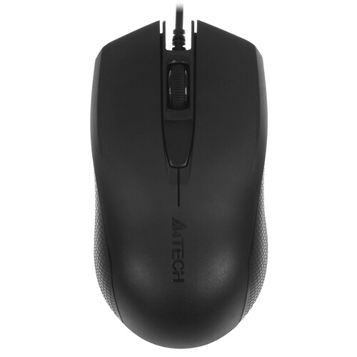 Купить Мышь проводная A4 OP-760 черный [1000 dpi, кнопки - 3]  8125172. Характеристики, отзывы и цены в Донецке