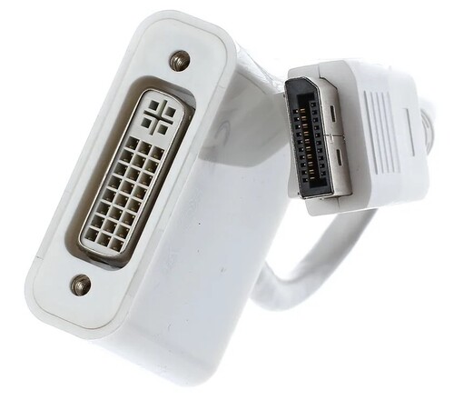 Купить Переходник однонаправленный Telecom DisplayPort - DVI-I, 0.2 м  0123212. Характеристики, отзывы и цены в Донецке