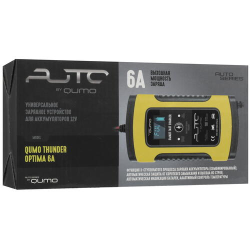 Купить Зарядное устройство QUMO Thunder Optima 6A  5086374. Характеристики, отзывы и цены в Донецке