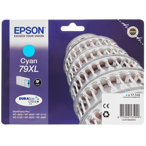 Купить Картридж Epson T7902 голубой  1022562. Характеристики, отзывы и цены в Донецке