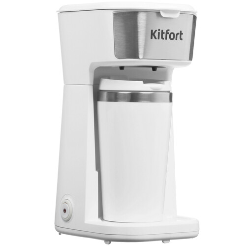 Купить Кофеварка капельная Kitfort КТ-7411 белый  9067174. Характеристики, отзывы и цены в Донецке