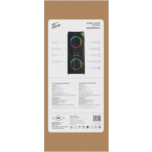 Купить Аудиосистема Fiero Soundfall HS600 черный  5403181. Характеристики, отзывы и цены в Донецке