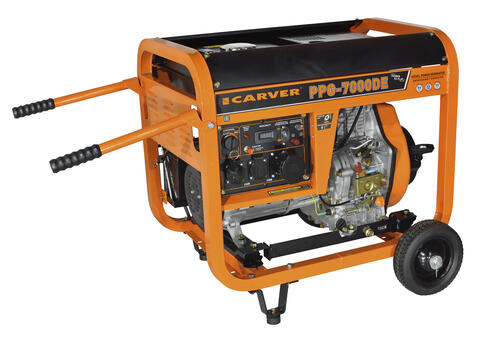 Купить Электрогенератор  дизельный  Carver PPG-7000DE  5081579. Характеристики, отзывы и цены в Донецке