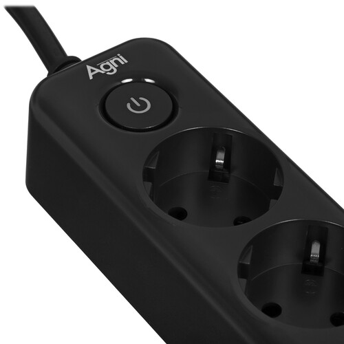 Купить Сетевой фильтр AGNI TP-FD3E черный  9289342. Характеристики, отзывы и цены в Донецке