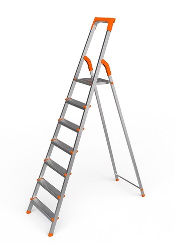 Купить Стремянка односекционная SARAYLI ЕВРОПА  9292131. Характеристики, отзывы и цены в Донецке