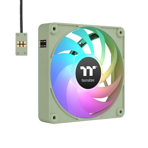 Купить Комплект вентиляторов Thermaltake CT120 EX ARGB Sync Matcha Green [CL-F196-PL12MG-A]  5462162. Характеристики, отзывы и цены в Донецке