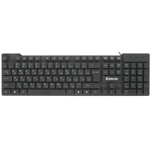 Купить Клавиатура проводная Defender Element HB-190  8157238. Характеристики, отзывы и цены в Донецке