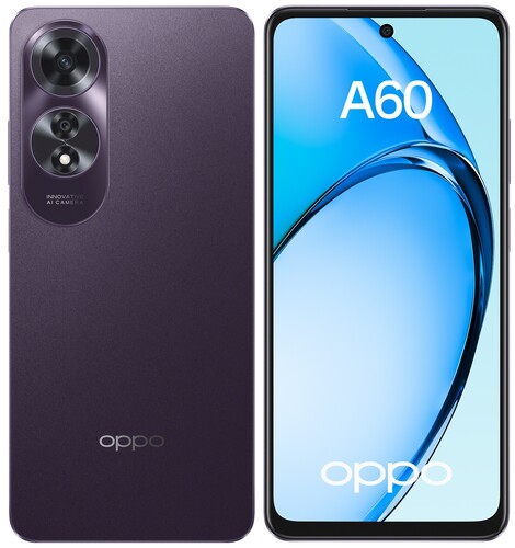 Купить 6.67" Смартфон OPPO A60 256 ГБ фиолетовый  5473452. Характеристики, отзывы и цены в Донецке
