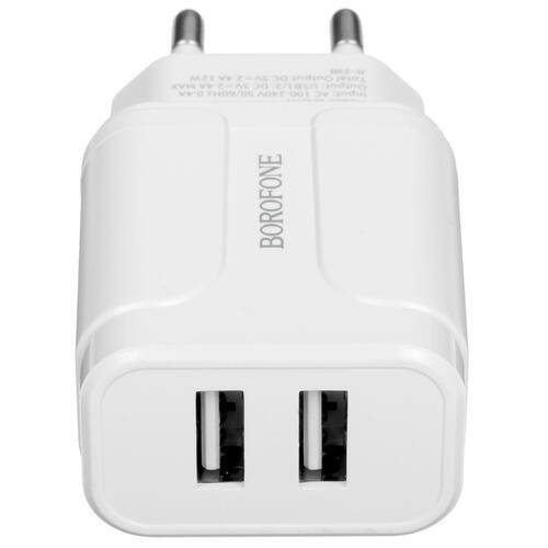 Купить Сетевое зарядное устройство Borofone BA37A Speedy белый  5367576. Характеристики, отзывы и цены в Донецке