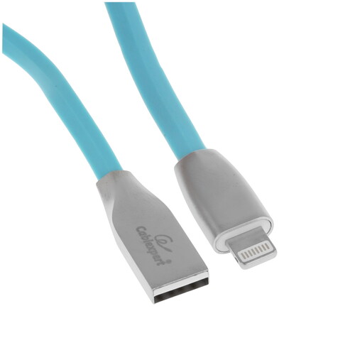 Купить Кабель круглый Cablexpert Lightning 8-pin - USB 2.0 Type-A голубой 1 м  5485449. Характеристики, отзывы и цены в Донецке