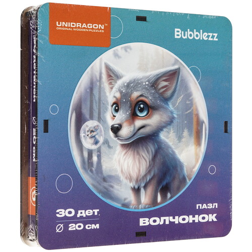 Купить Пазл Unidragon Bubblezz Волчонок 3+  9136934. Характеристики, отзывы и цены в Донецке