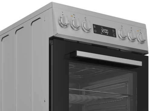 Купить Электрическая плита Indesit ISV5F2HX серебристый  9306998. Характеристики, отзывы и цены в Донецке