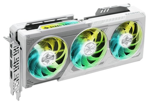 Купить Видеокарта ASRock AMD Radeon RX 9070 XT Steel Legend  5615833. Характеристики, отзывы и цены в Донецке