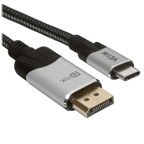 Купить Кабель однонаправленный VCOM USB-C - DisplayPort, 1.8 м  5471553. Характеристики, отзывы и цены в Донецке