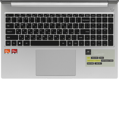 Купить 17.3" Ноутбук Machcreator Genesis R17 серебристый  5637971. Характеристики, отзывы и цены в Донецке