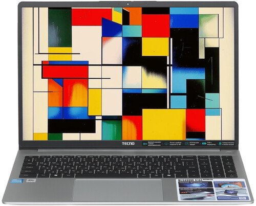 Купить 16" Ноутбук Tecno Megabook K16S серебристый  5610771. Характеристики, отзывы и цены в Донецке