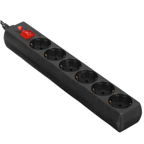 Купить Сетевой фильтр Buro 600SH-16-5-B черный  8130978. Характеристики, отзывы и цены в Донецке