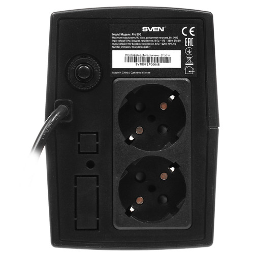 Купить ИБП SVEN Pro 800  1041281. Характеристики, отзывы и цены в Донецке
