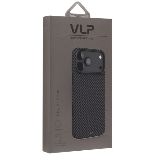 Купить Накладка  VLP Kevlar Case для Apple iPhone 17 Pro черный  5640511. Характеристики, отзывы и цены в Донецке