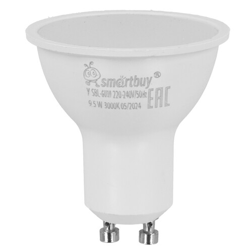 Купить Лампа светодиодная Smartbuy Gu10-9_5W/3000  9192661. Характеристики, отзывы и цены в Донецке