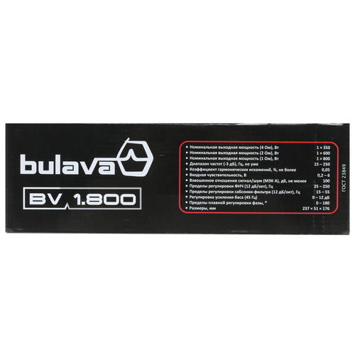 Купить Усилитель Ural BV 1.800  1643442. Характеристики, отзывы и цены в Донецке